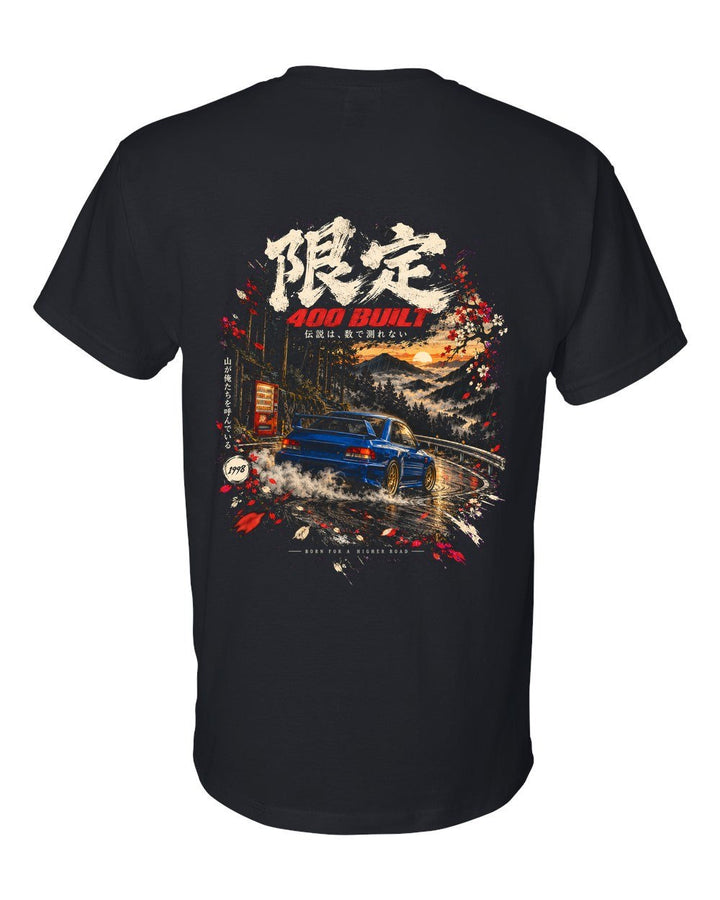 Subaru Impreza 22B T-Shirt Black back