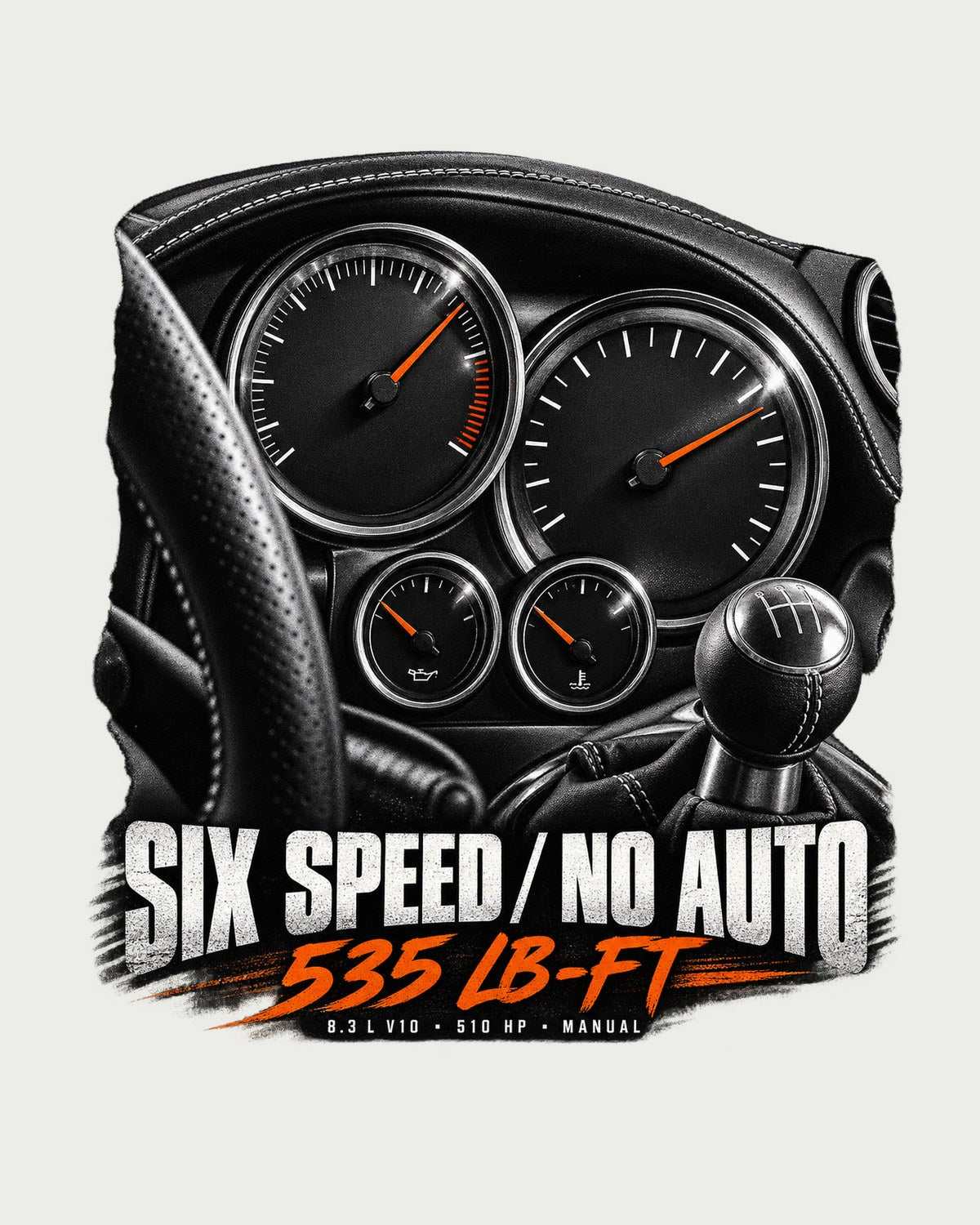 2006 Dodge Viper SRT-10 ZB I Gauge Cluster Cockpit Shirt design only