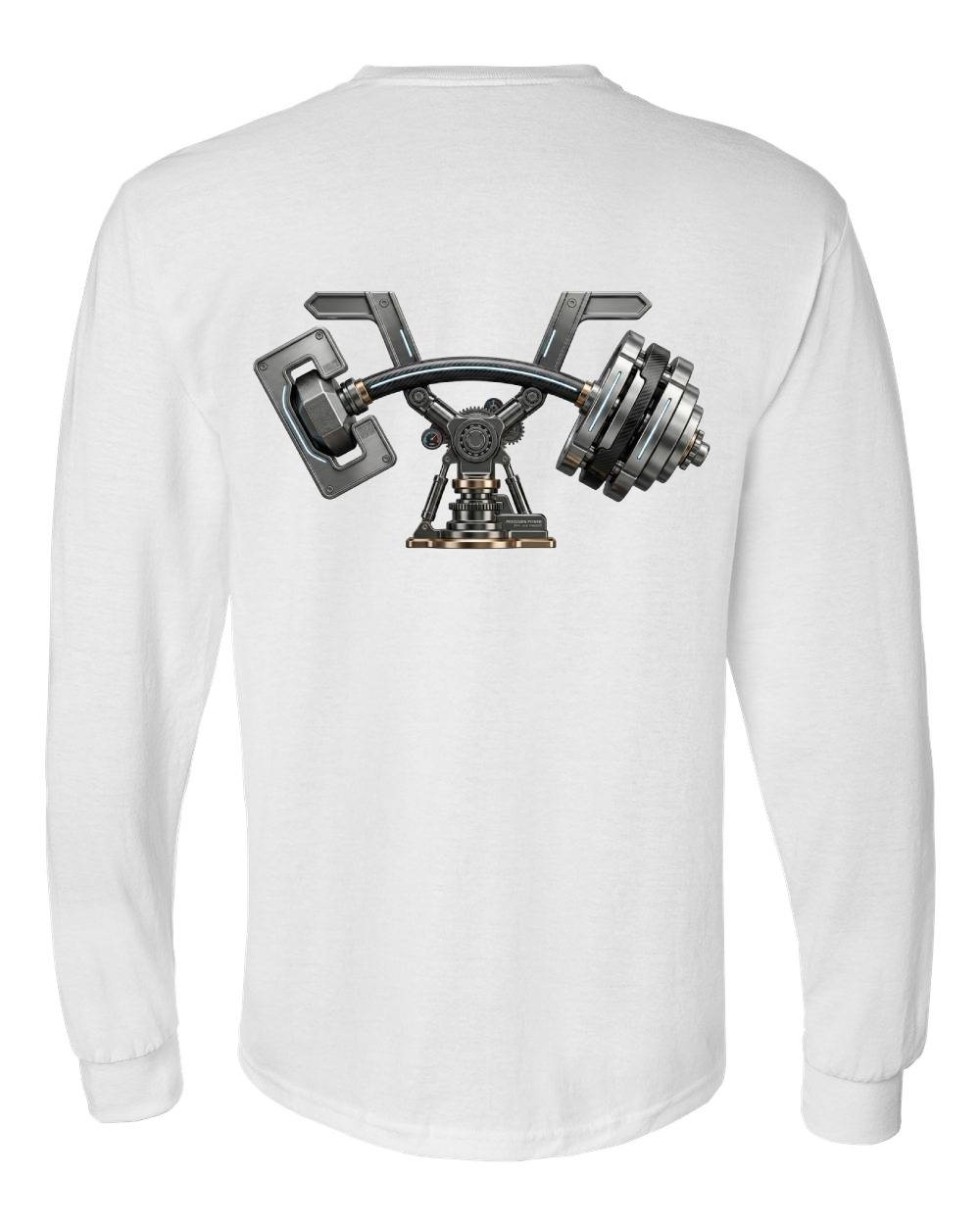 Mech-Barbell Long Sleeve T-Shirt