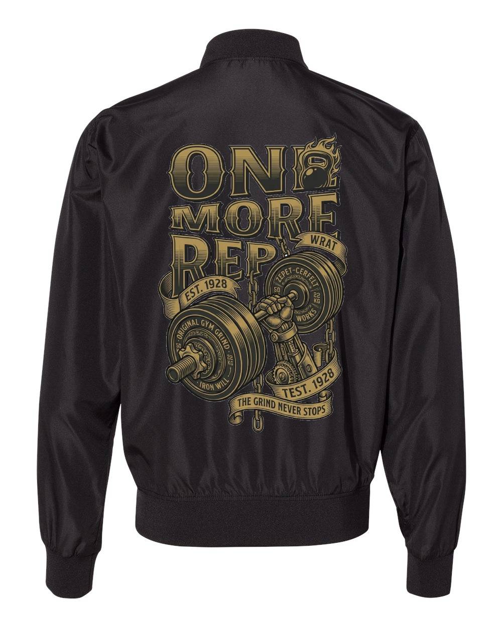 One More Rep Bomber Jacket