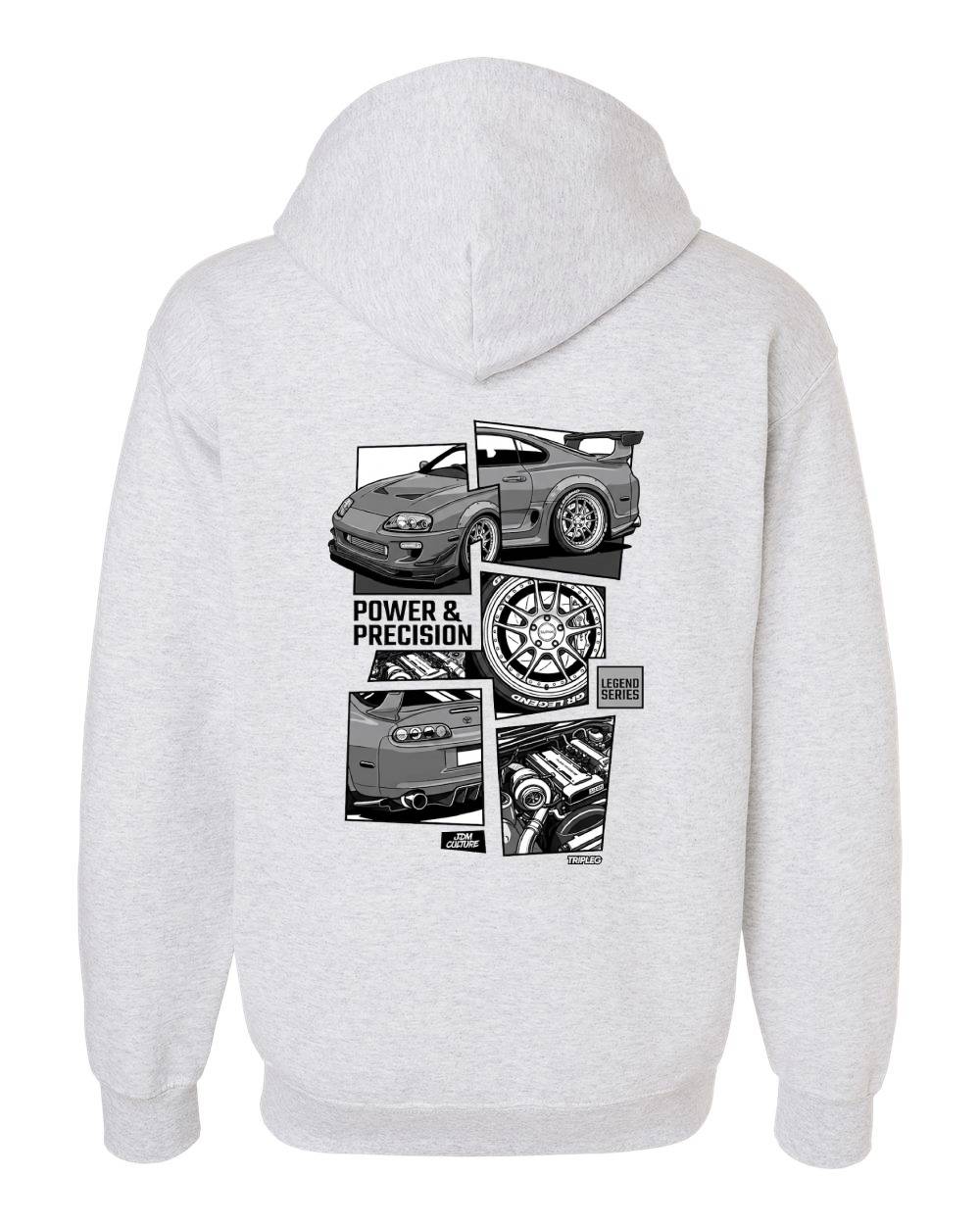 Toyota Supra "Power & Precision" Zip Hoodie