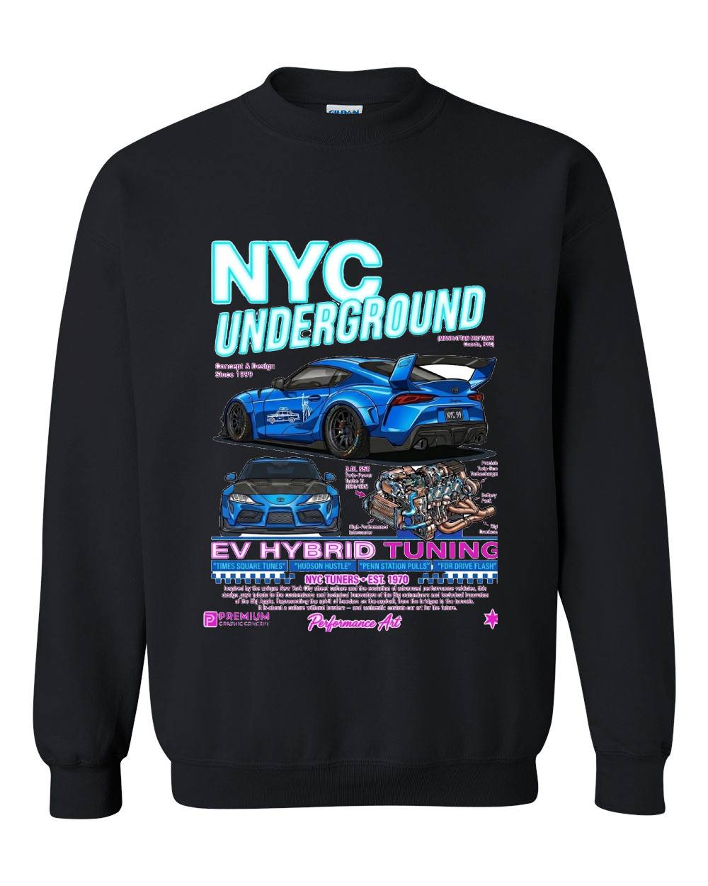 NYC Underground Crewneck Sweatshirt