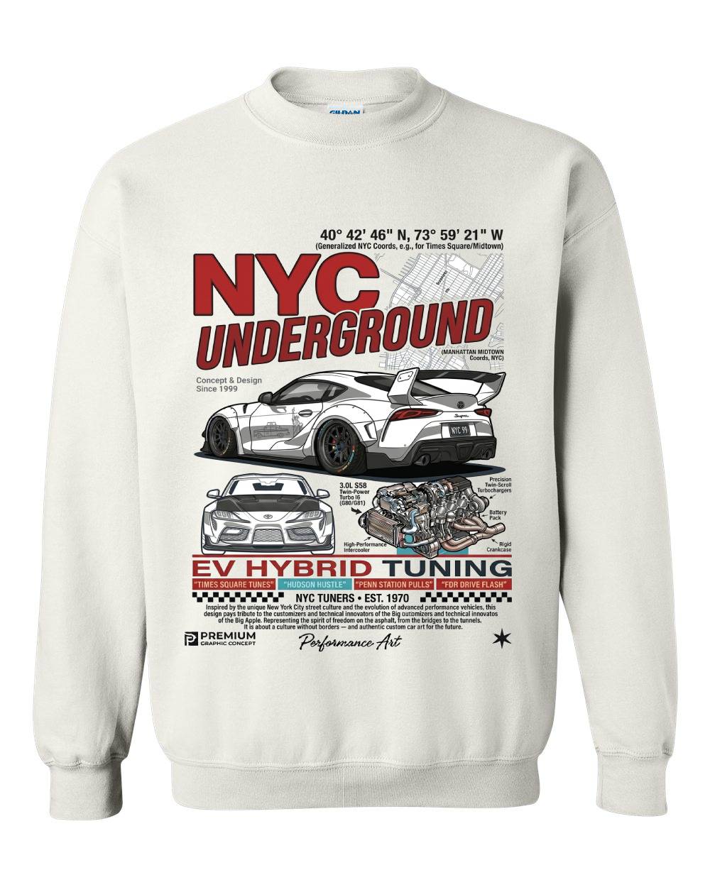 NYC Underground Crewneck Sweatshirt