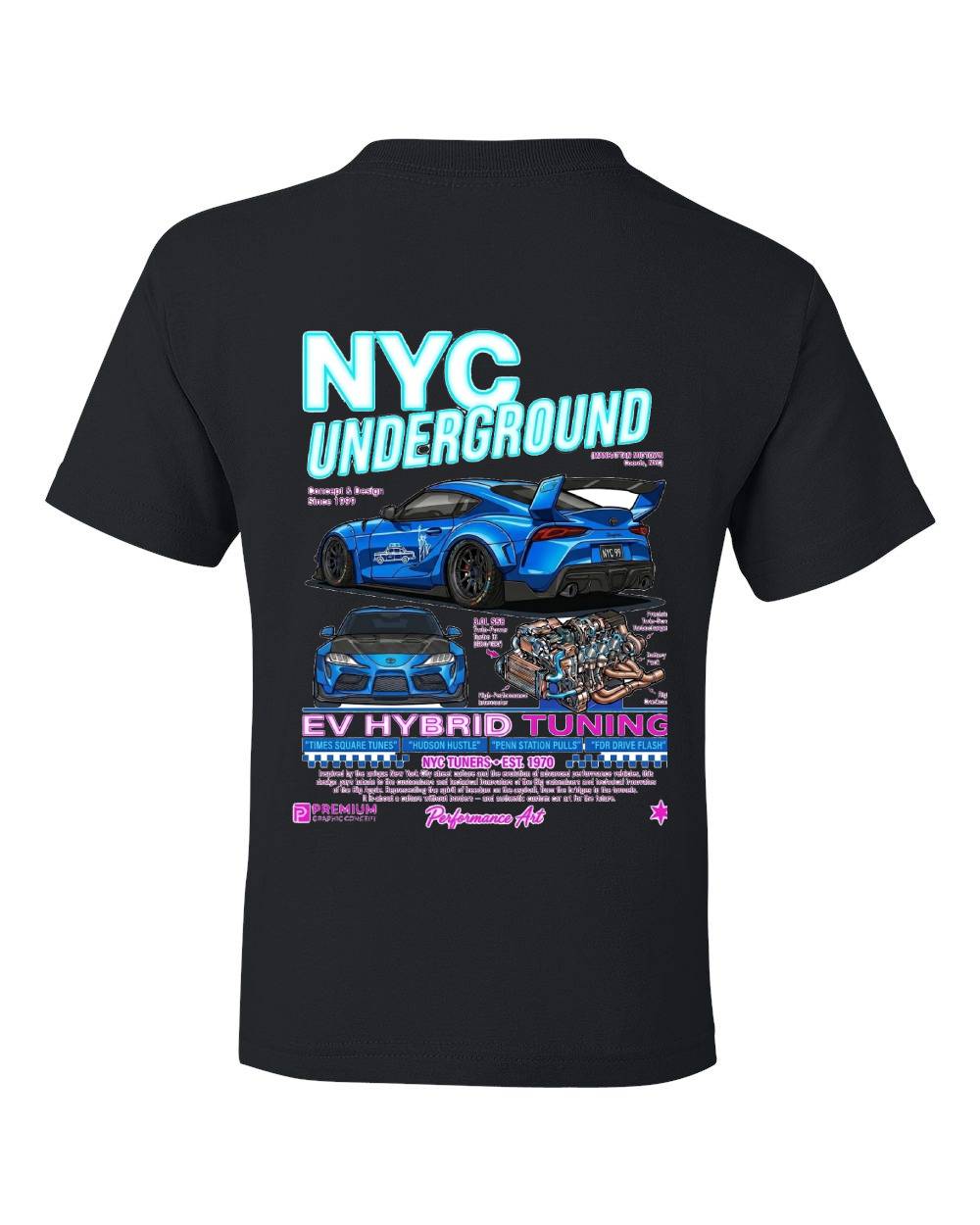 NYC Underground Tuning Kids T-Shirt