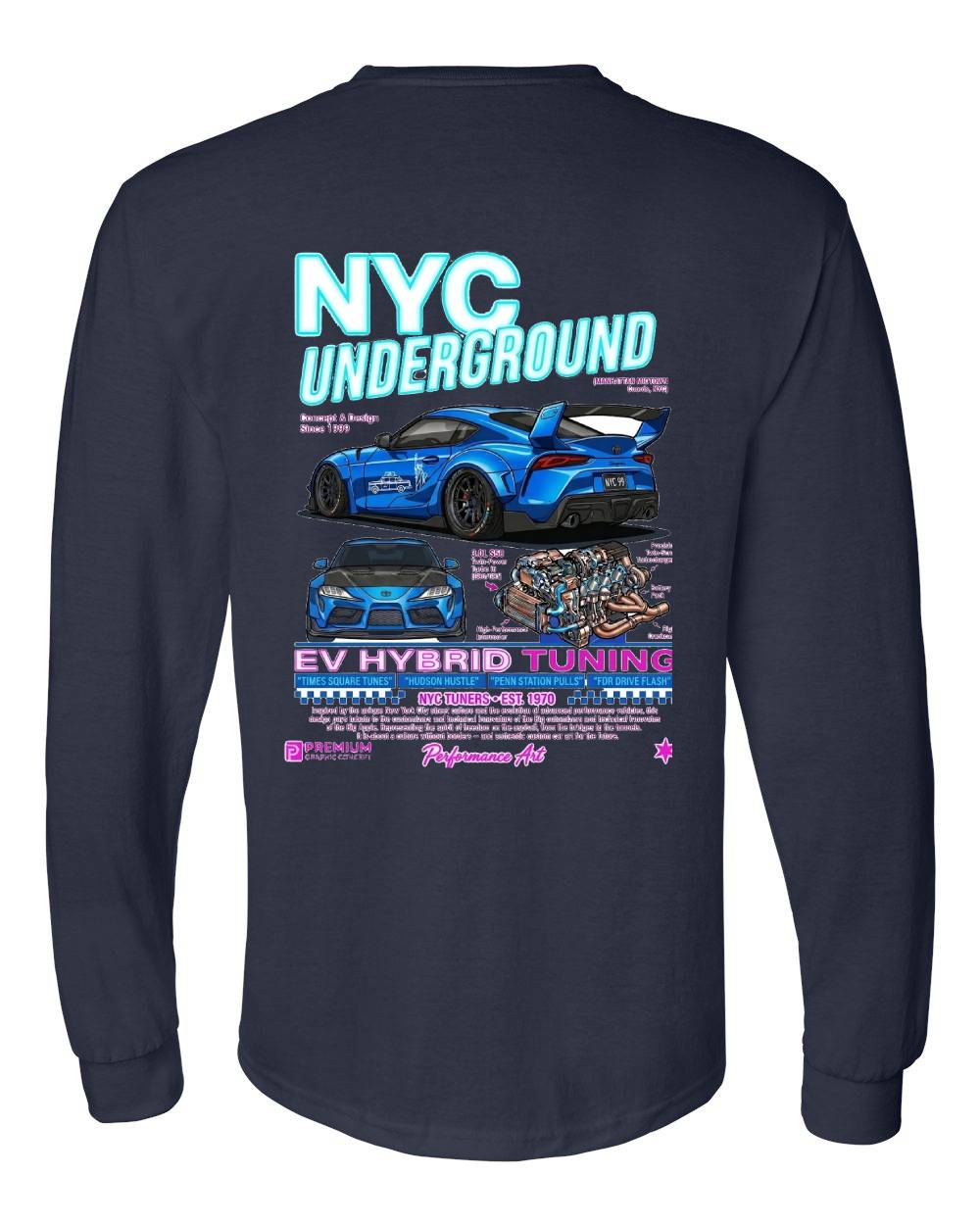 NYC Underground Long Sleeve T-Shirt