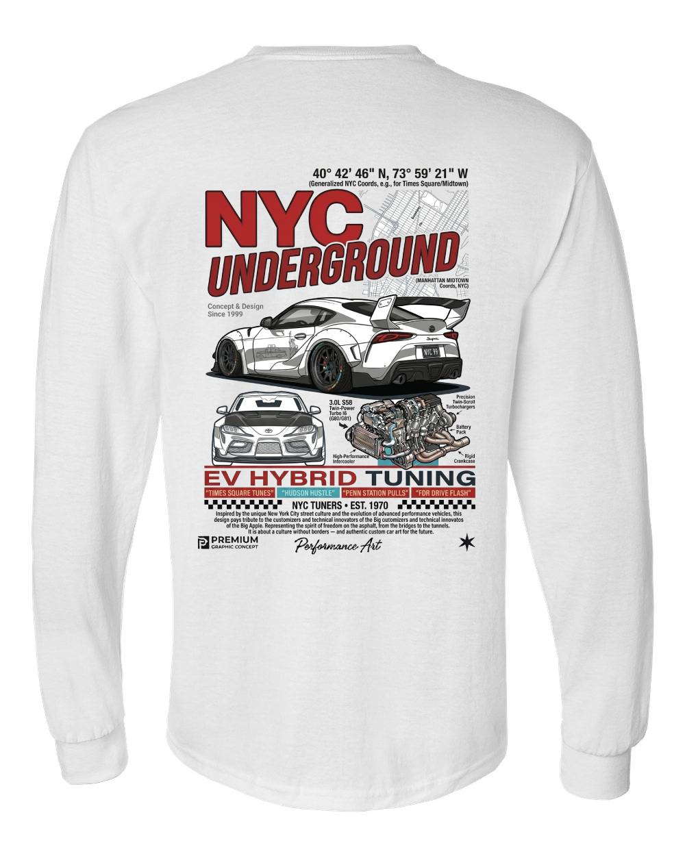 NYC Underground Long Sleeve T-Shirt
