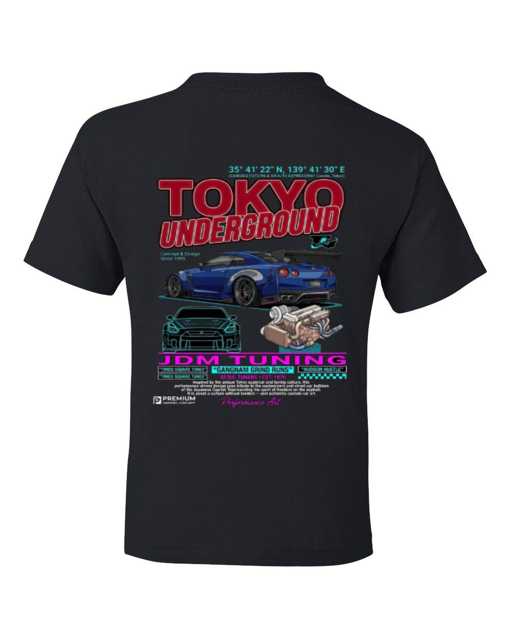 Tokyo Underground JDM Kids T-Shirt