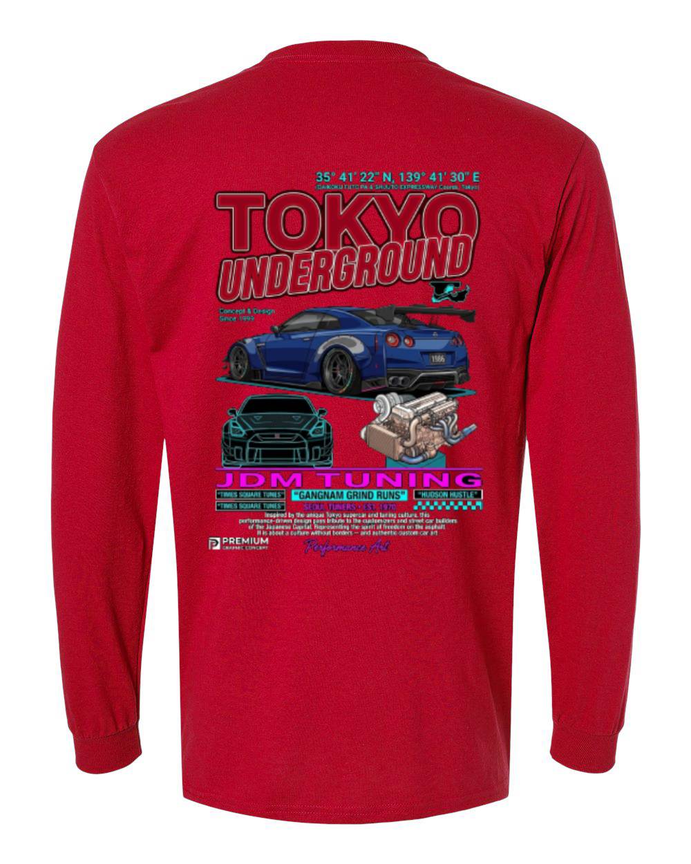 Tokyo Underground JDM Long Sleeve T-Shirt