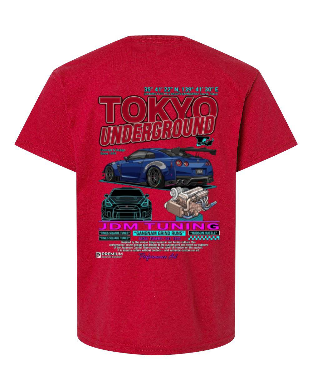Tokyo Underground JDM Kids T-Shirt