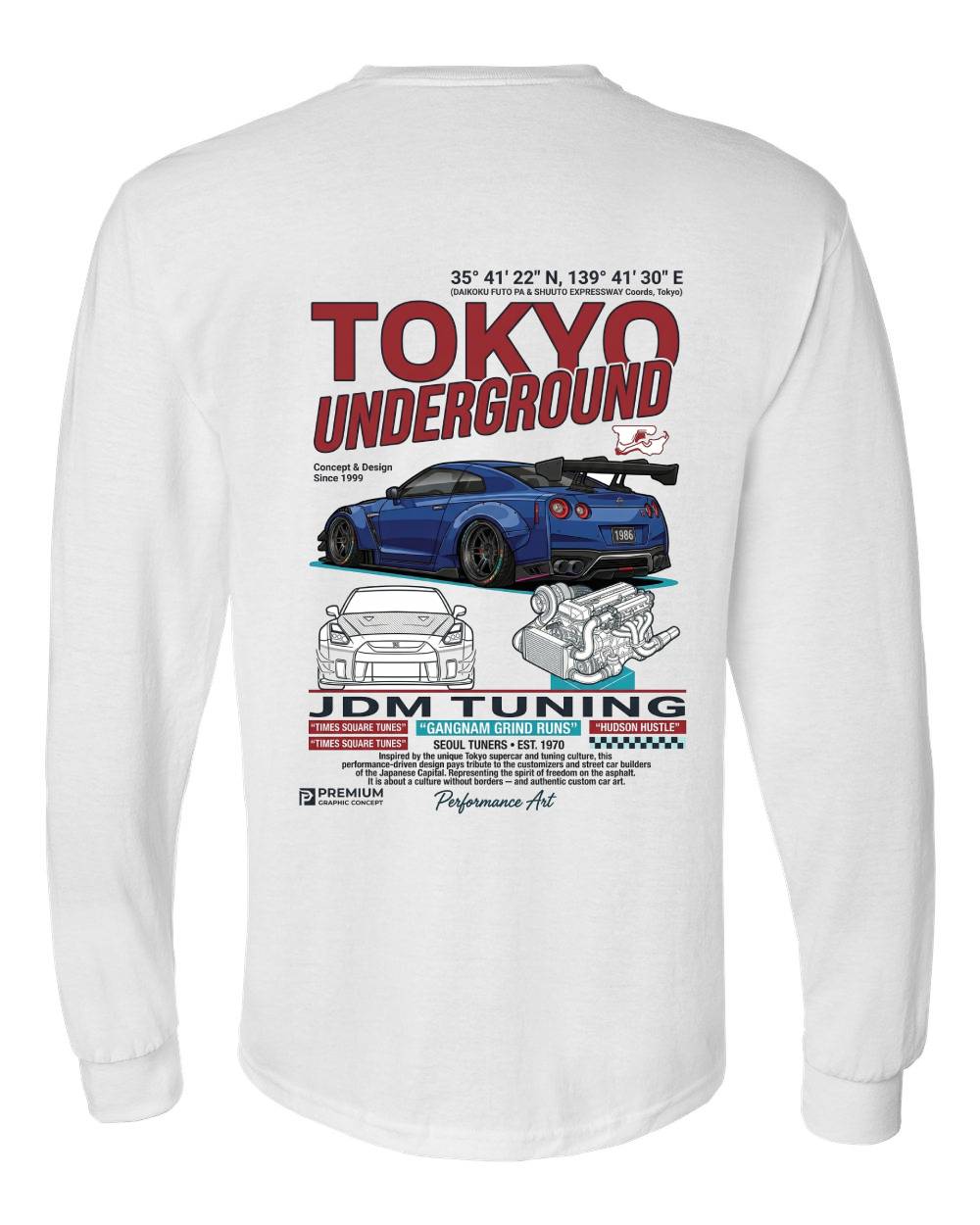 Tokyo Underground JDM Long Sleeve T-Shirt