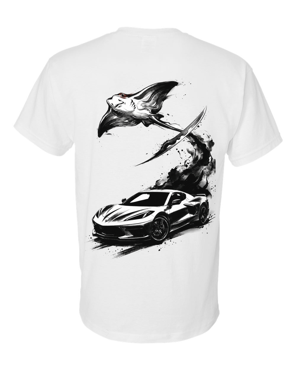 Stingray Blade T-Shirt White back