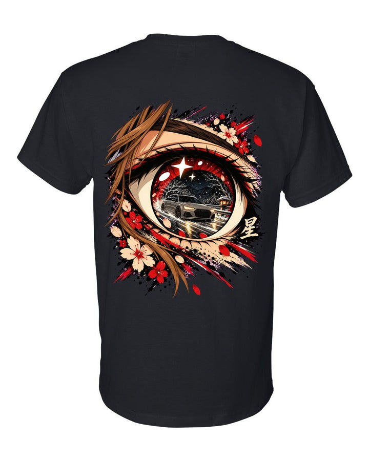 Audi RS6 Avant Anime Girl T-Shirt Black back