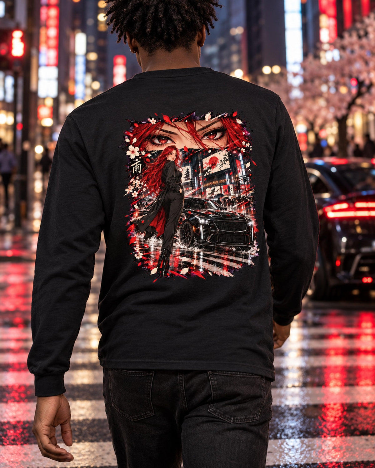 Cadillac CT5-V Blackwing Anime Girl Shirt, Hoodie & More Long Sleeve Black worn hero