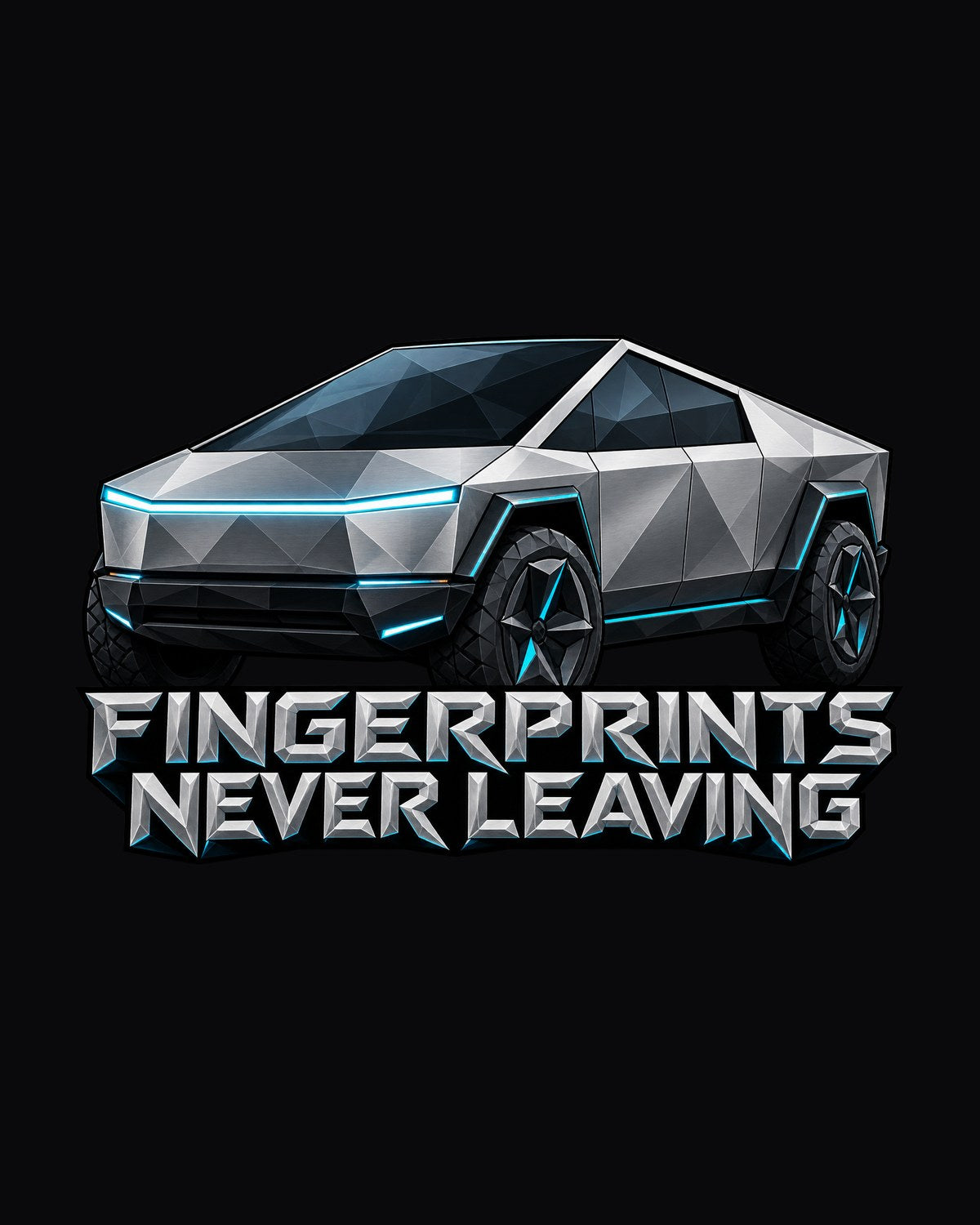 Cybertruck Low-Poly Facets Shirt, Tesla Truck Owner Gift design only