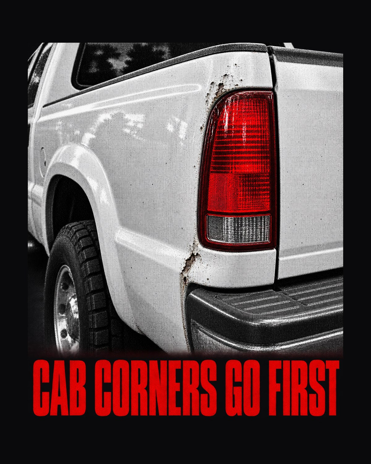 NBS Silverado Taillight Rust Detail Shirt, Cab Corners design only
