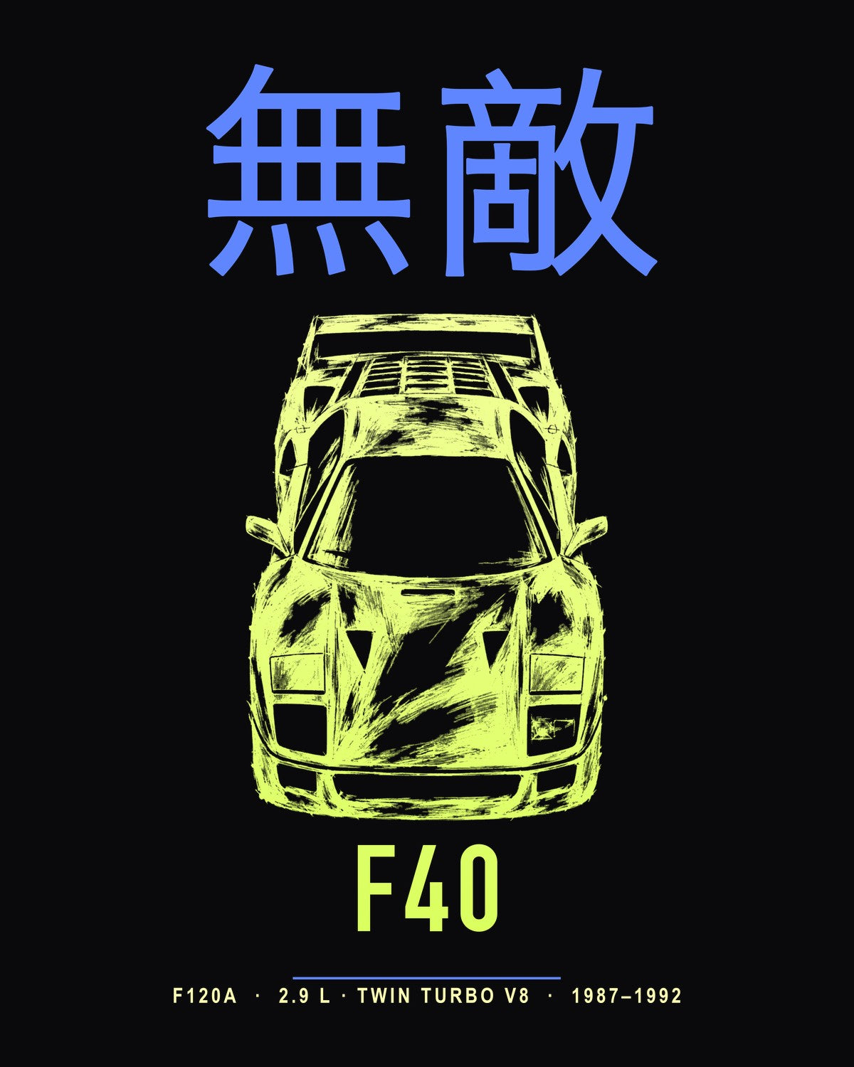 F40 F120A Full-Back Graphic Tee design only
