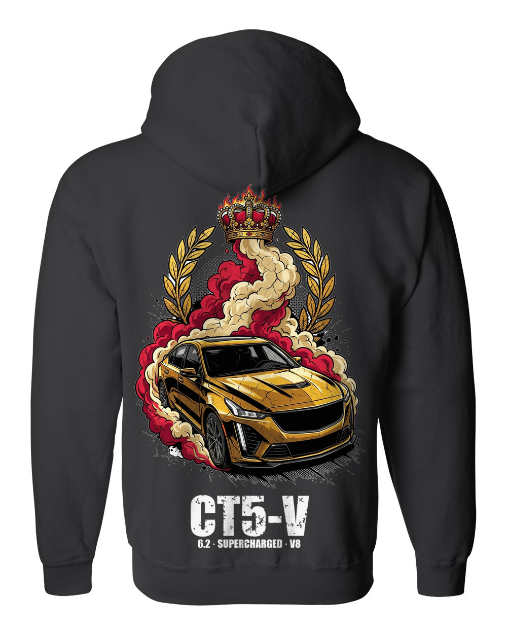 Zip Hoodie Black back