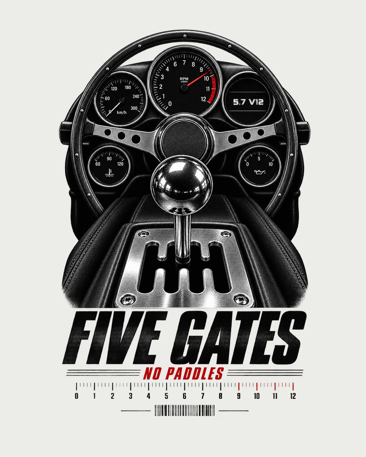 Lamborghini Diablo Gated Five-Speed Cockpit Shirt, Car Guy Gift design only