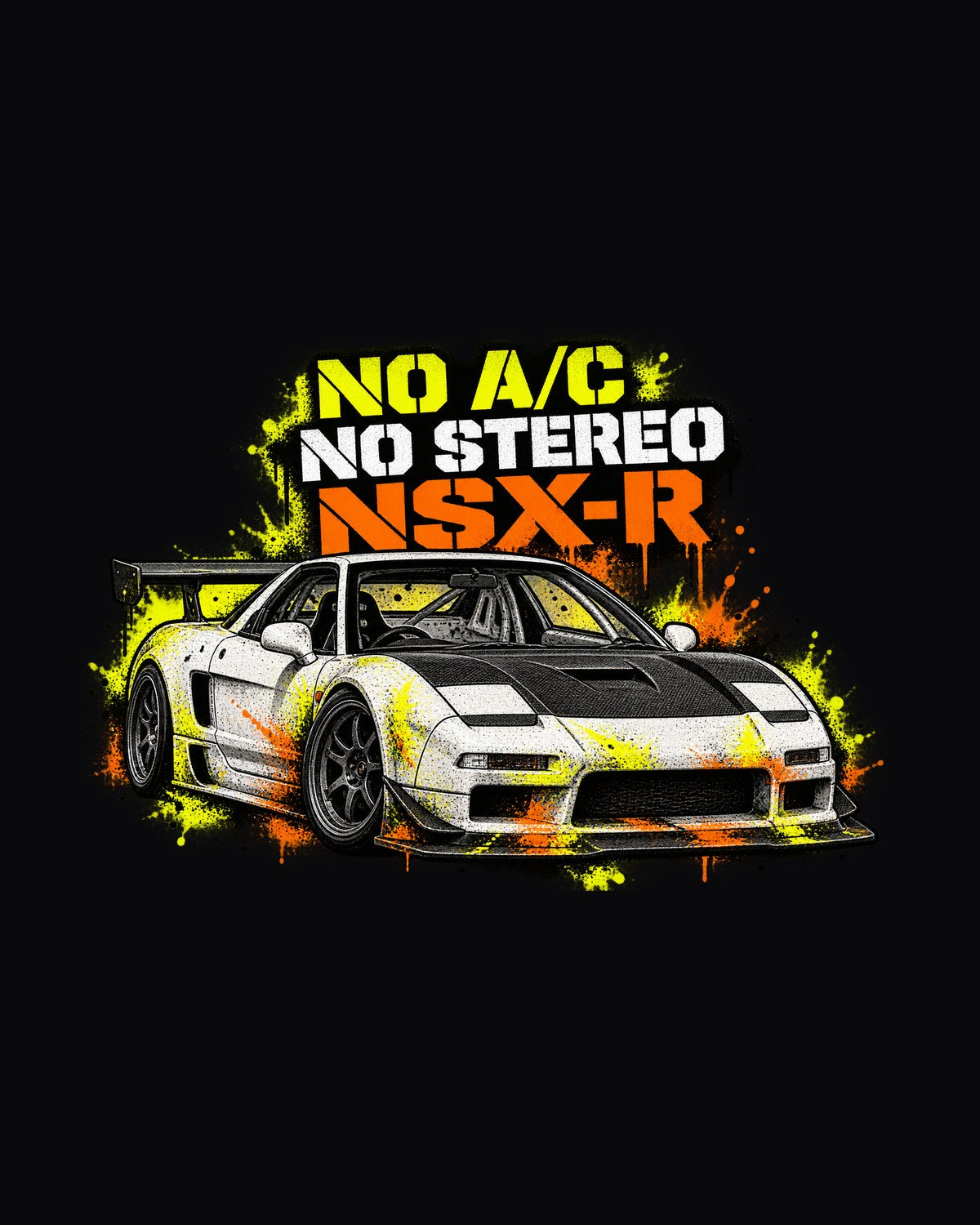 Honda CRX EF8 Kammback Risograph Shirt, B16A 950 KG design only