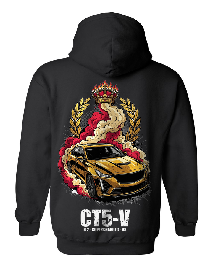 Pull Over Hoodie Black back