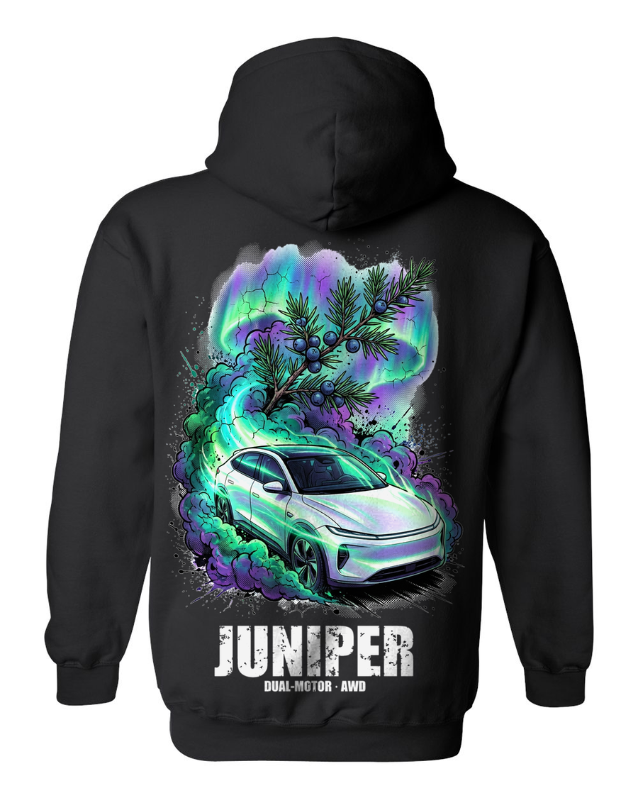 Pull Over Hoodie Black back