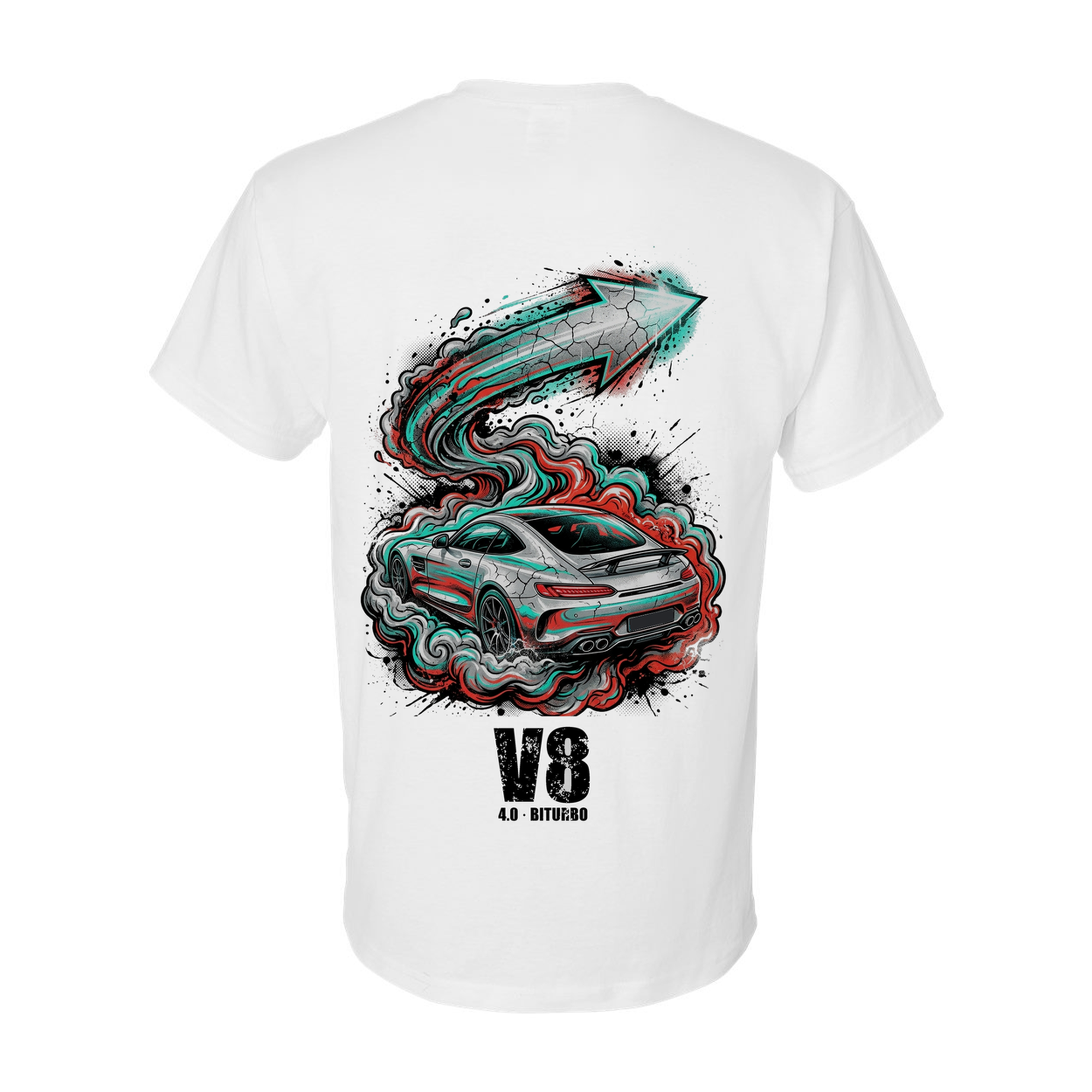 Mercedes-AMG GT Silver Arrow T-Shirt — White back