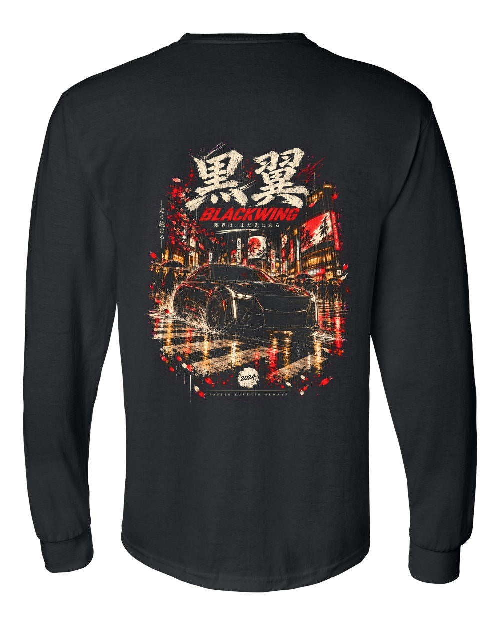 Cadillac CT5-V Blackwing Long Sleeve Black back