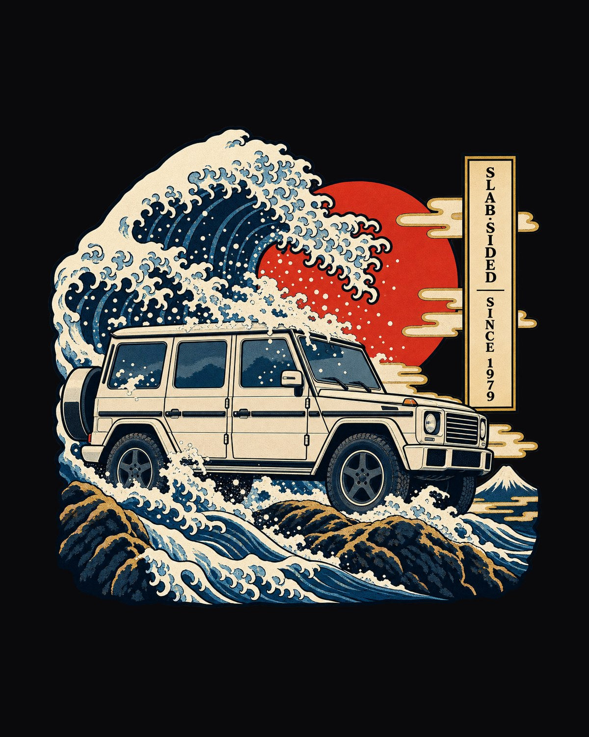 Mercedes G63 W464 577 HP 2.5 Tonnes Bold Crest Shirt design only