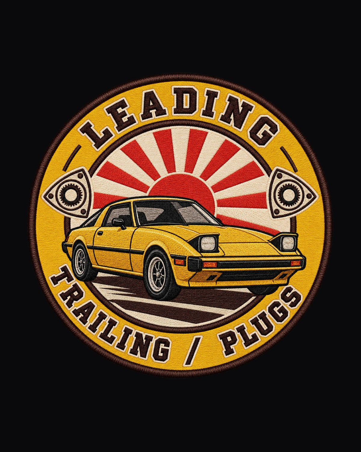 Mazda RX-7 SA22C Rotary Roundel Crest Shirt, Car Guy Gift design only