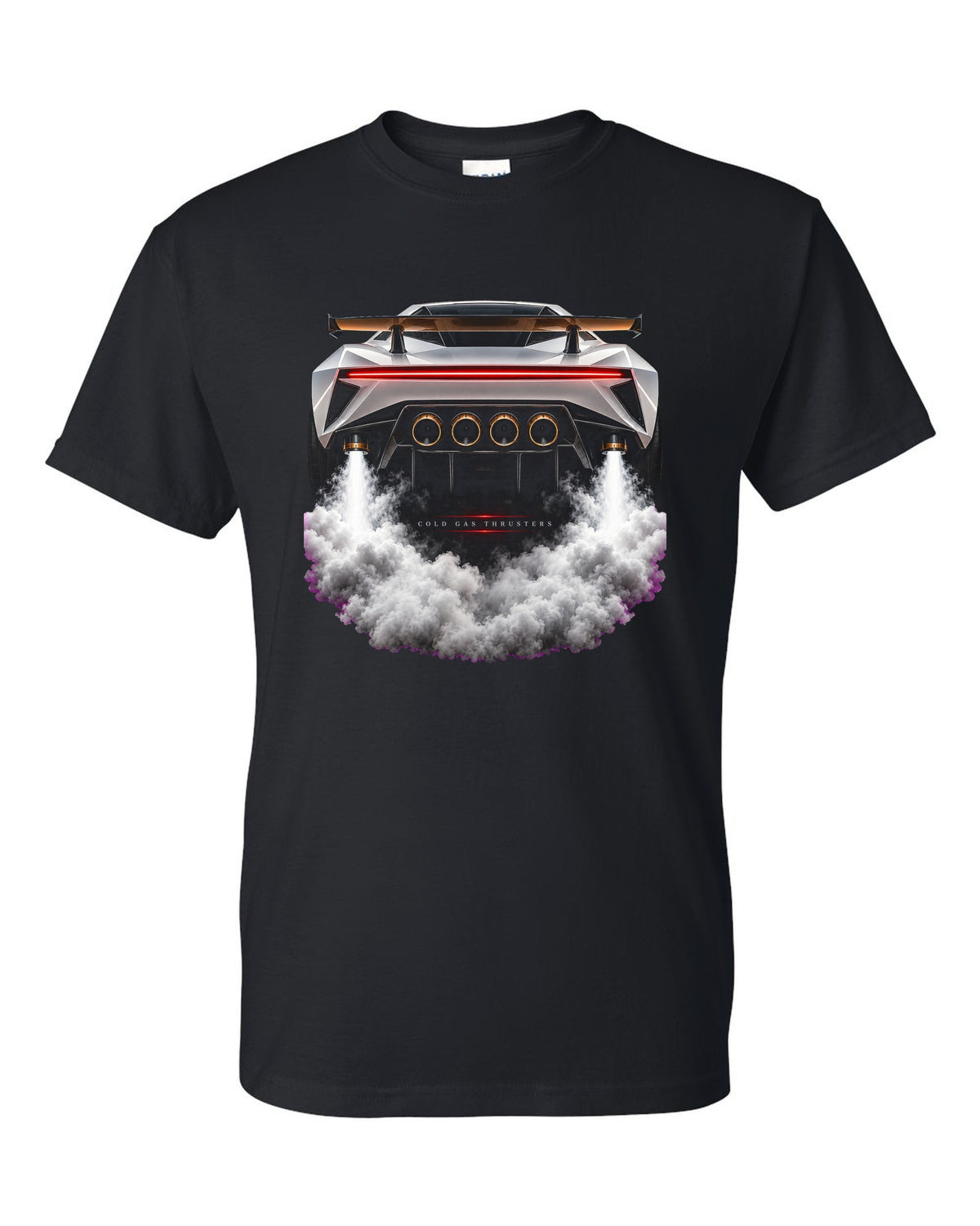 Tesla Roadster Cold Gas T-Shirt Black front