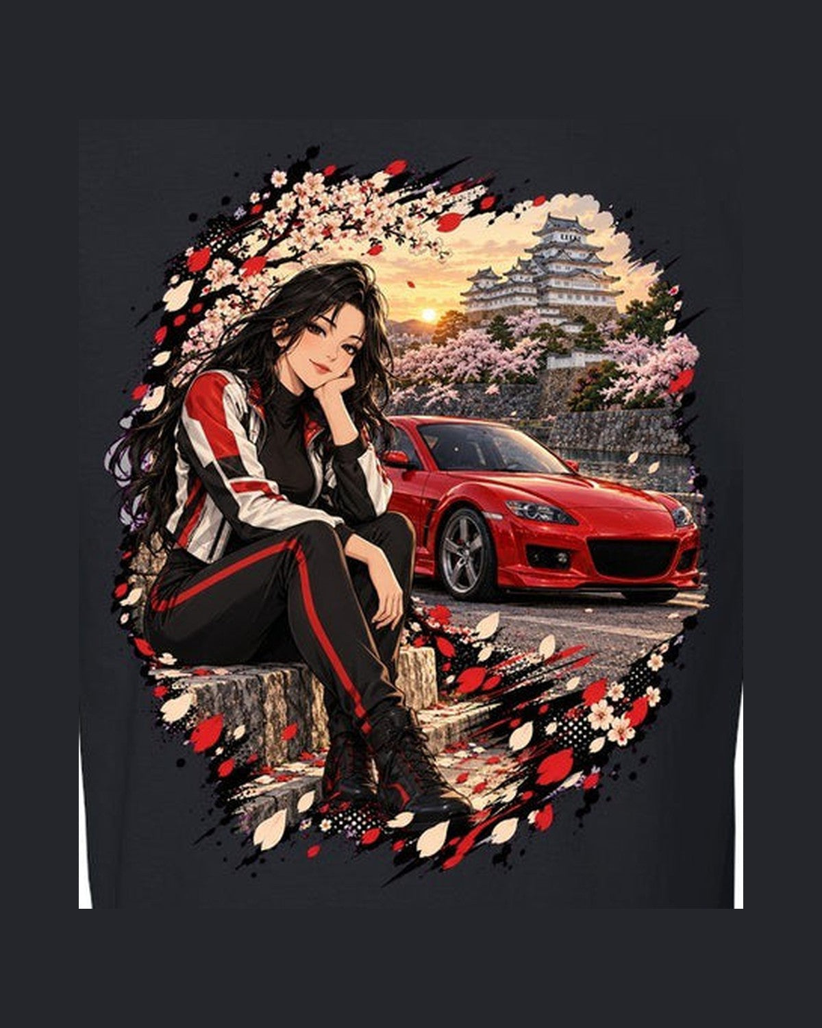 Mazda RX-8 Anime Girl Shirt, Hoodie & More design only