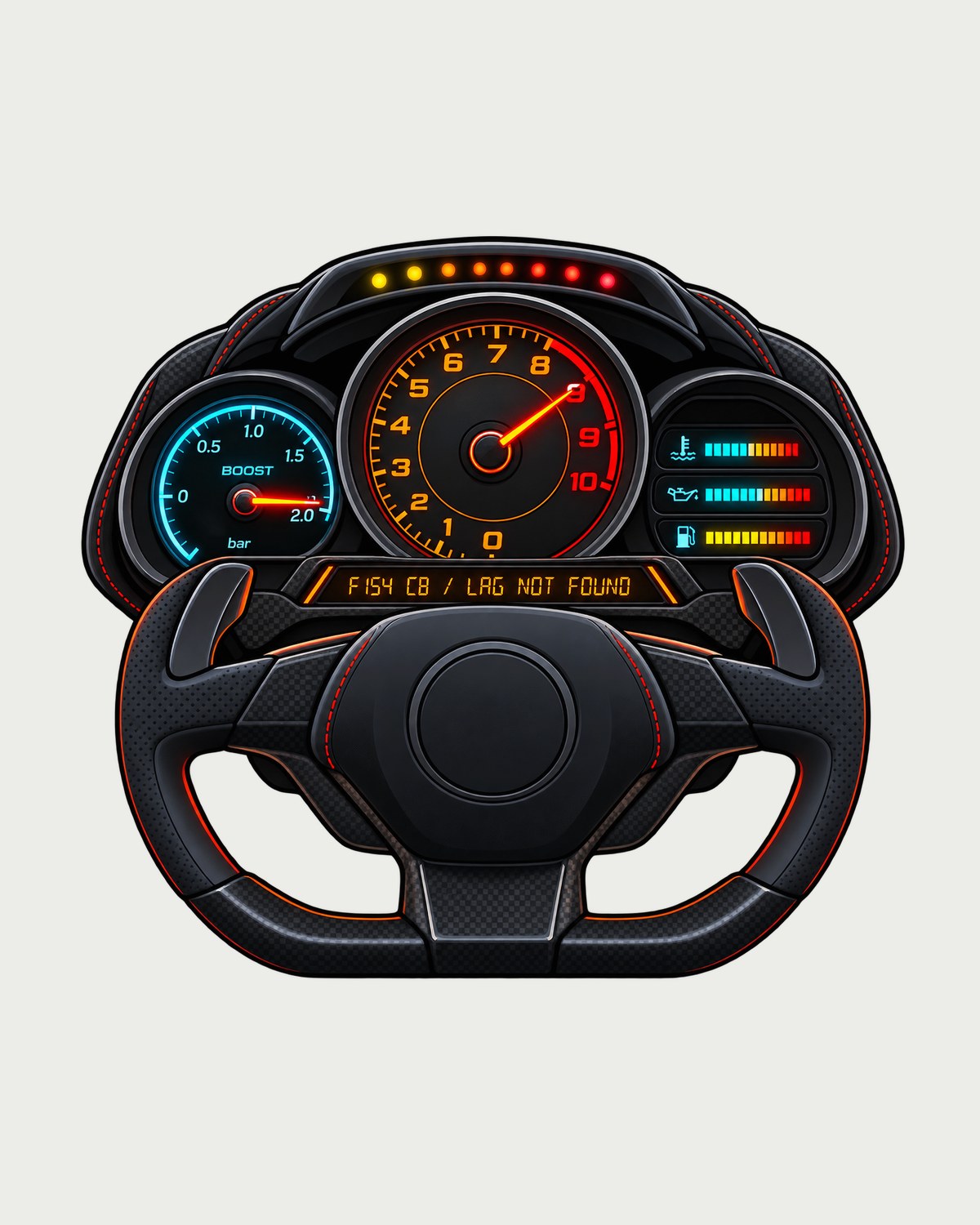 Ferrari 488 GTB F154 CB Boost Gauge Cockpit Shirt design only