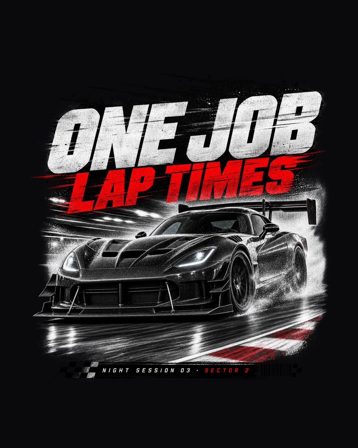 2016 Dodge Viper ACR Extreme VX I Lap Times Race Poster Shirt design only