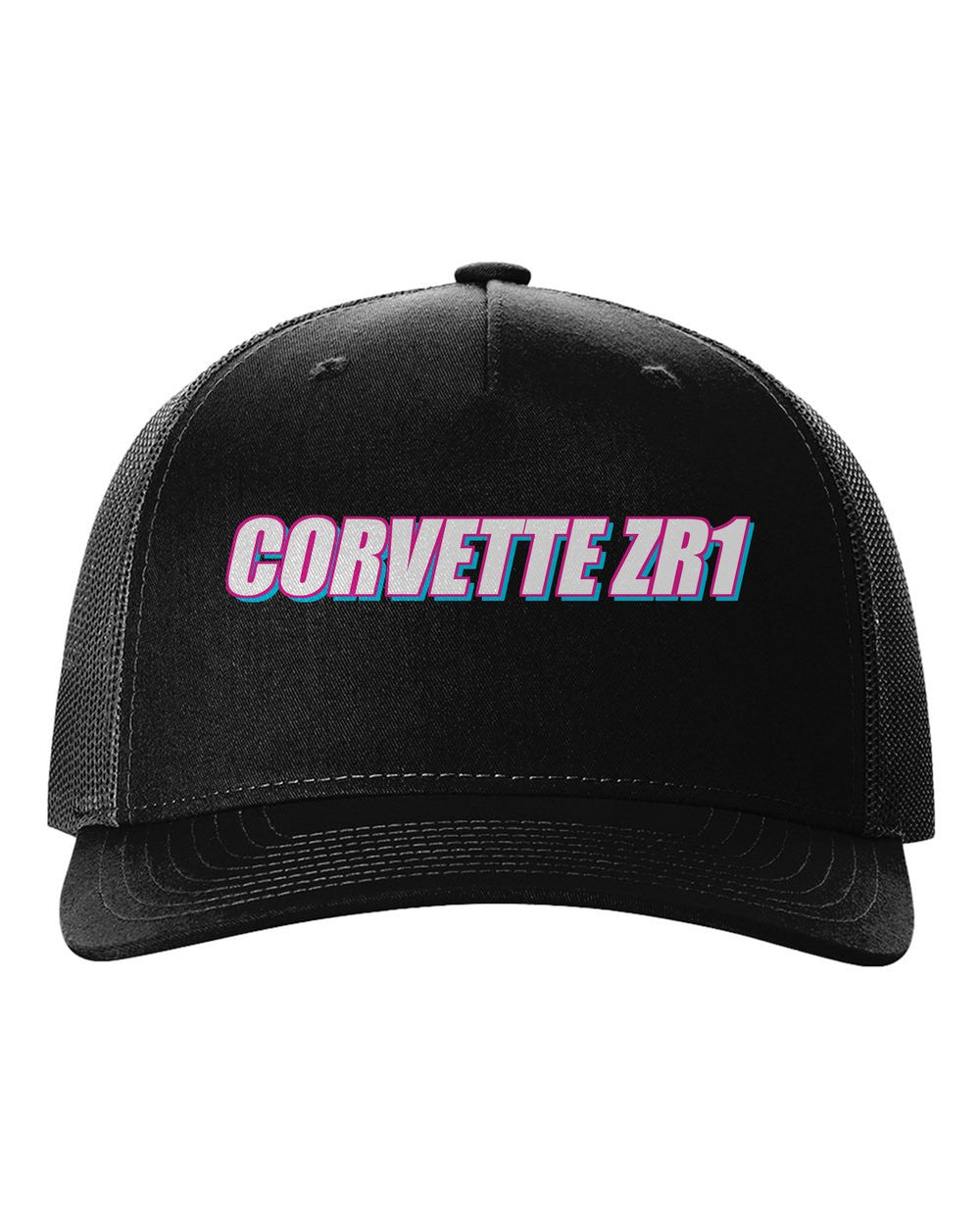 black hat front view with 車魂 mark
