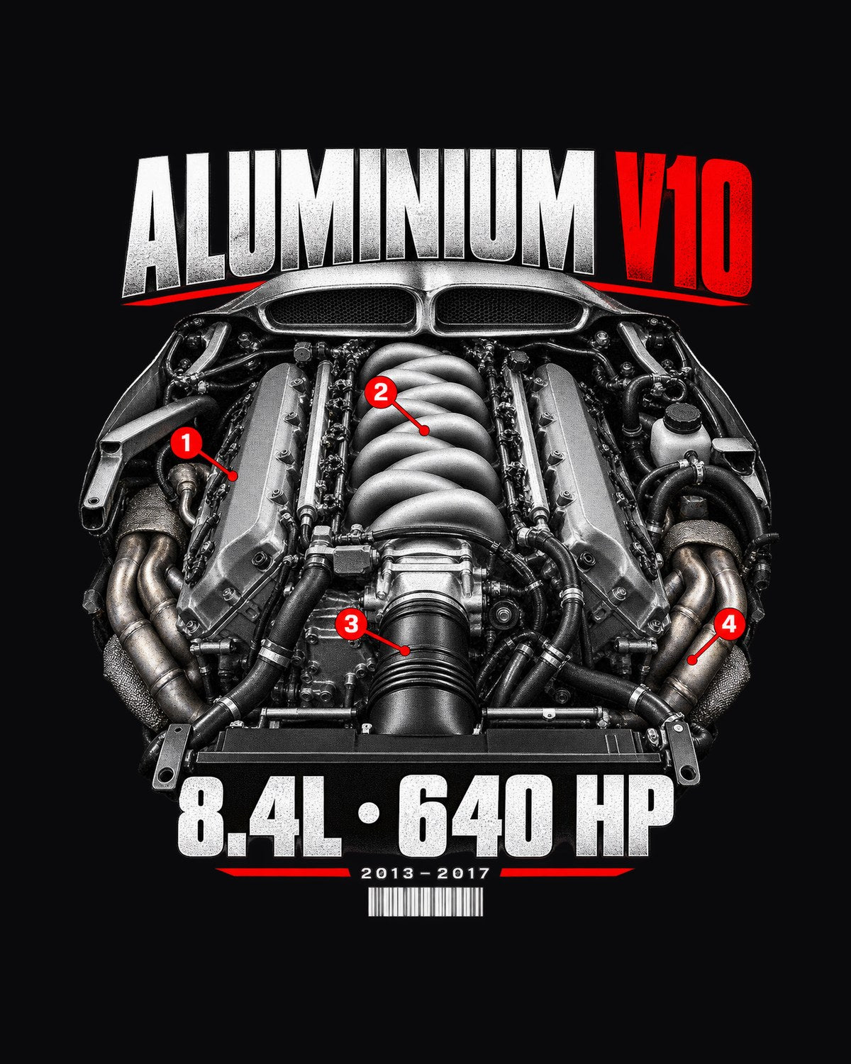 Dodge Viper VX Aluminium V10 Engine Shirt, Car Guy Gift design only