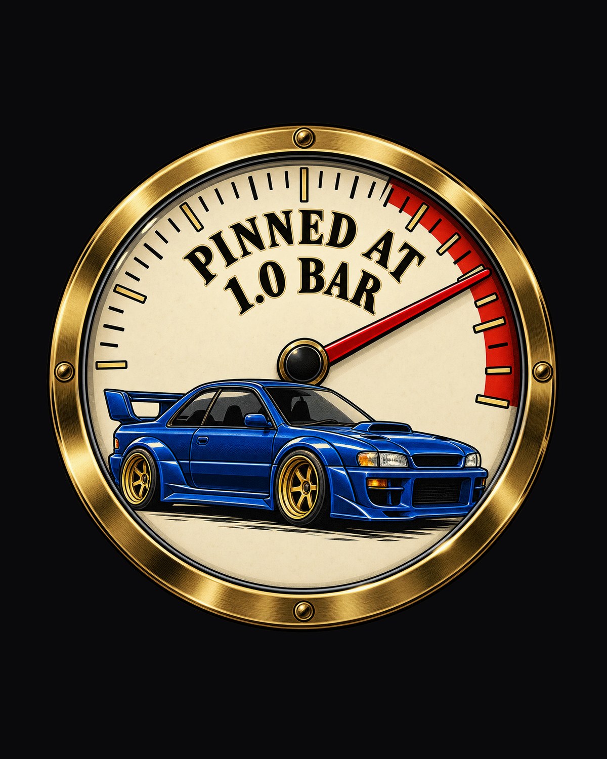 Subaru Impreza WRX GC8 Dyno Sheet Shirt, EJ20 Spec Tee design only