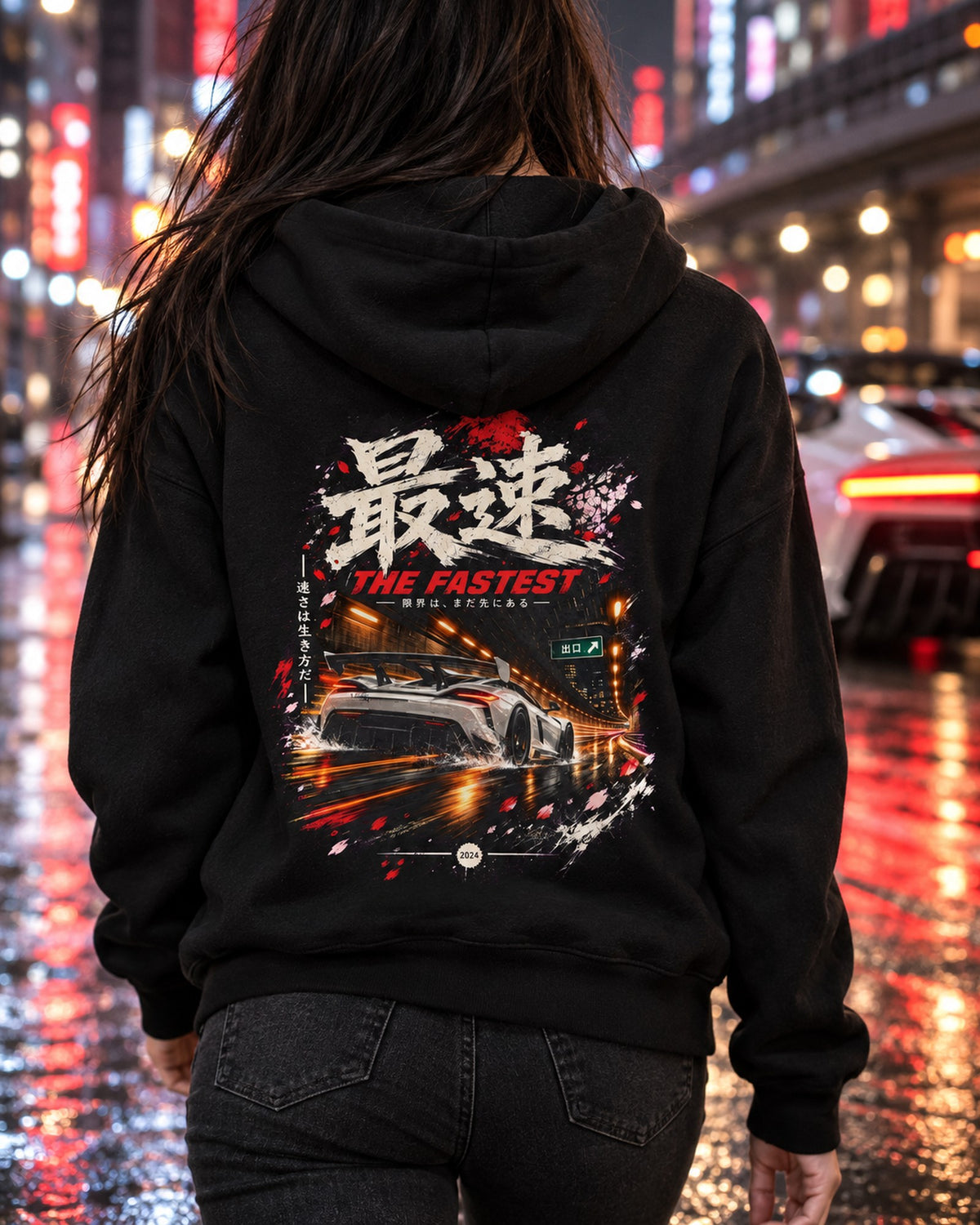 Koenigsegg Jesko The Fastest Shirt, Hoodie & More Pull Over Hoodie Black worn hero
