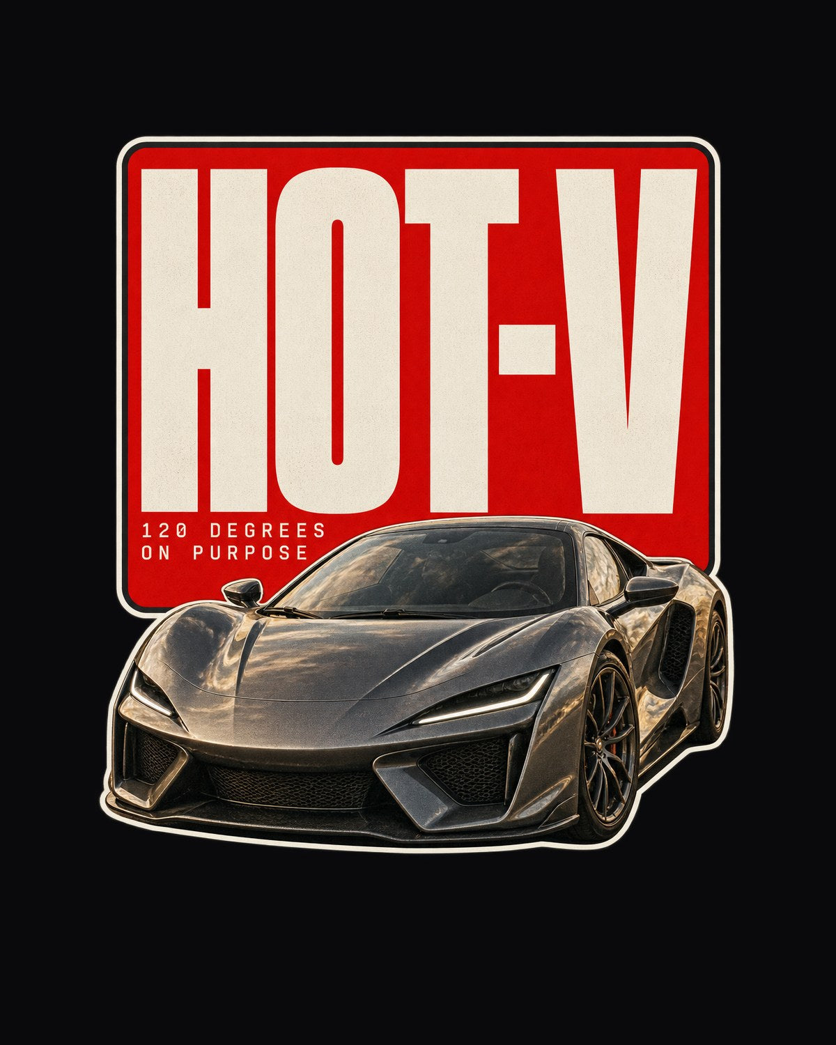 McLaren Artura Hot-V Editorial Shirt, 120 Degree V6 Gift design only
