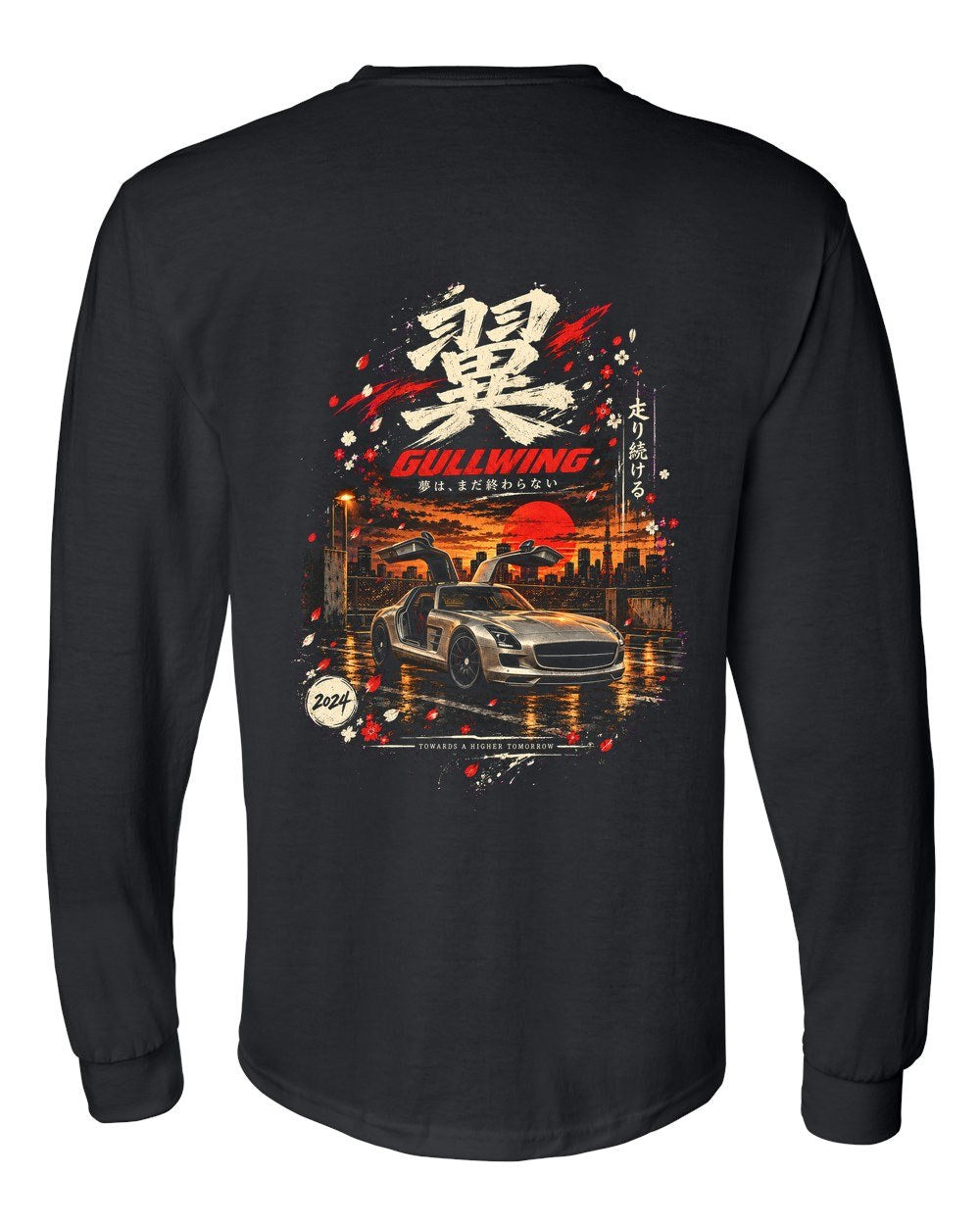 Mercedes-Benz SLS AMG Long Sleeve Black back