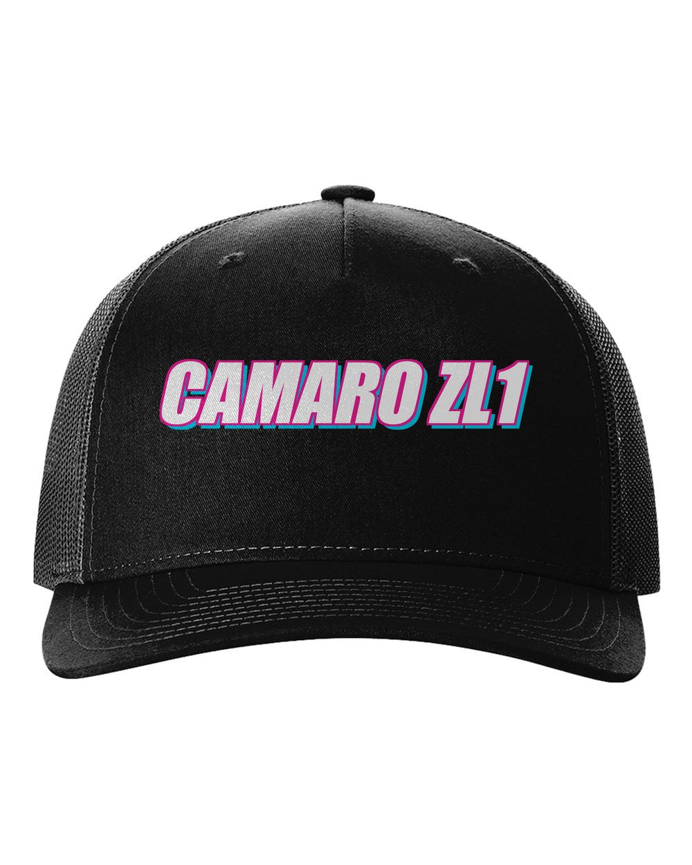 black hat front view with 車魂 mark