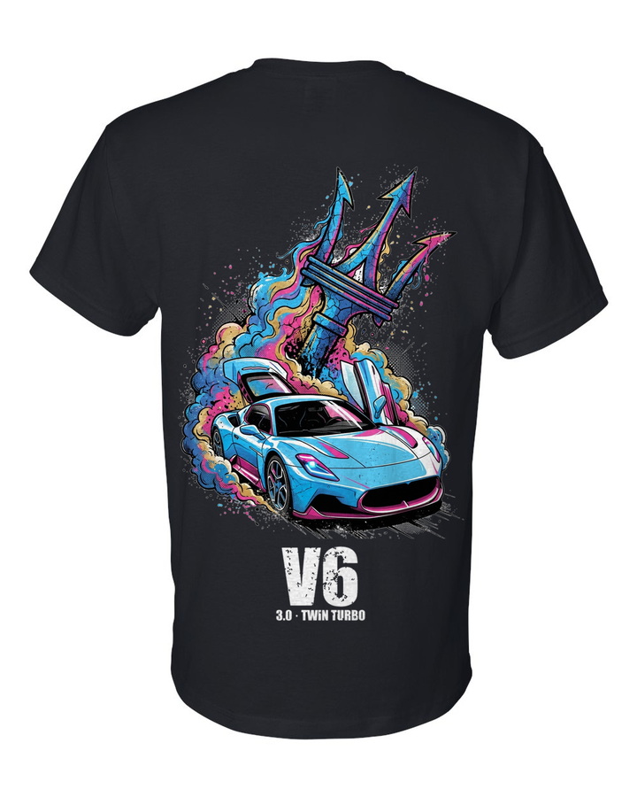Maserati MC20 Trident T-Shirt — Black back