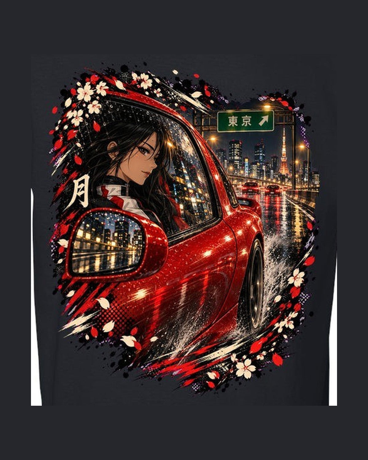 Mazda RX-7 FD Anime Girl Shirt, Hoodie & More design only
