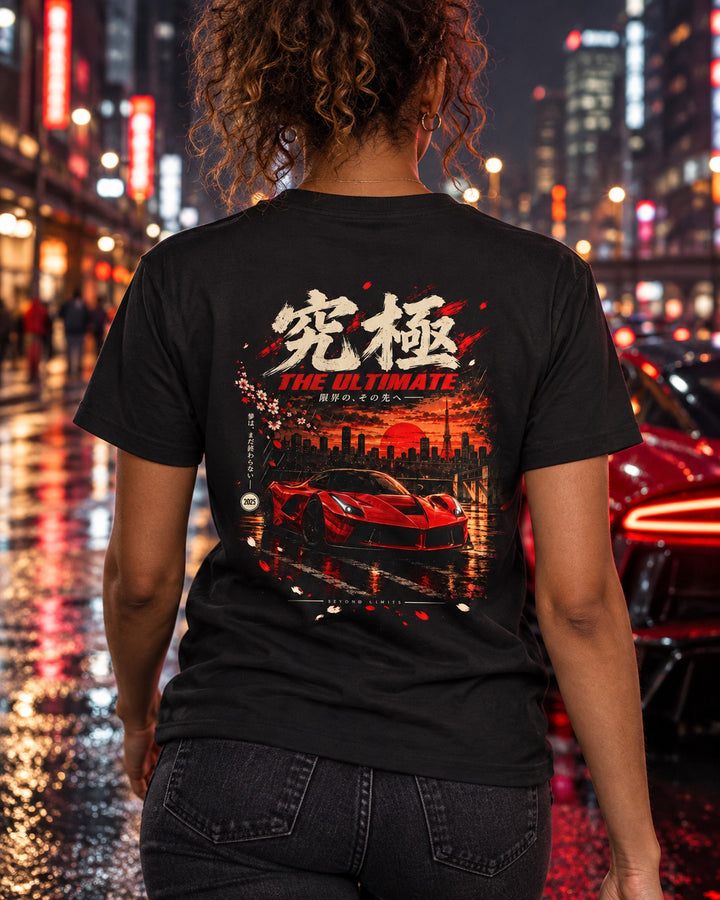Ferrari LaFerrari The Ultimate Shirt, Hoodie & More T-Shirt Black worn hero
