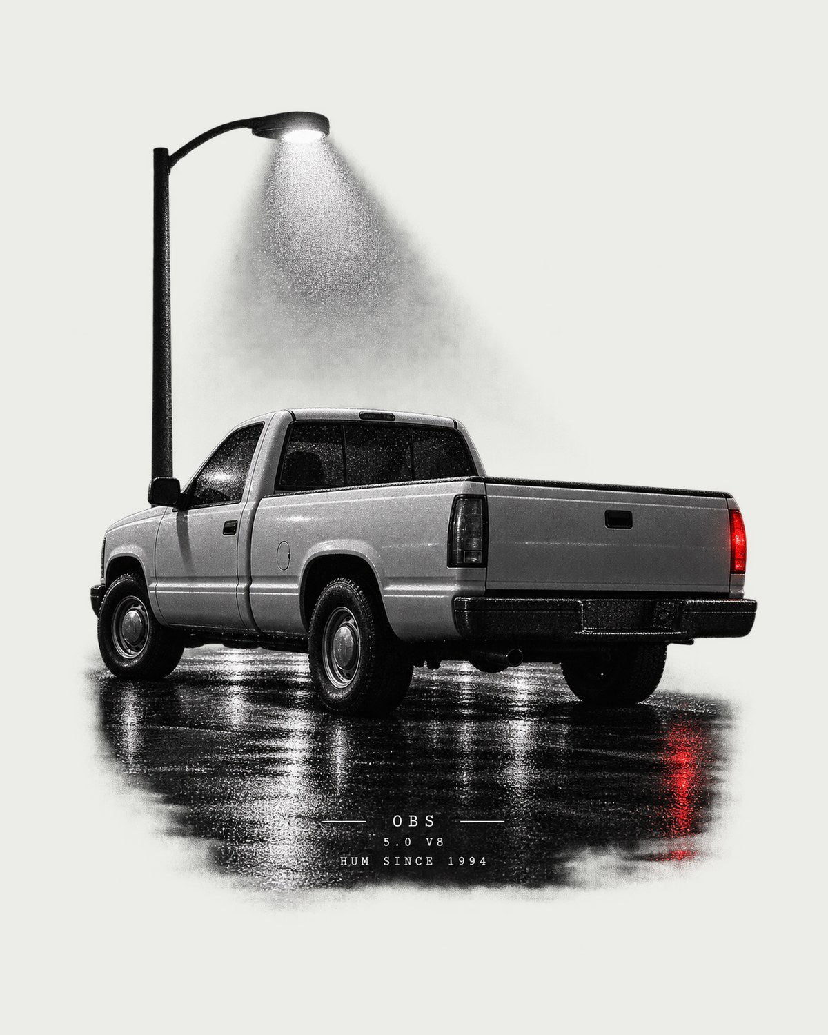 Ford F-150 OBS 1992-97 Garage Night print Tee design only