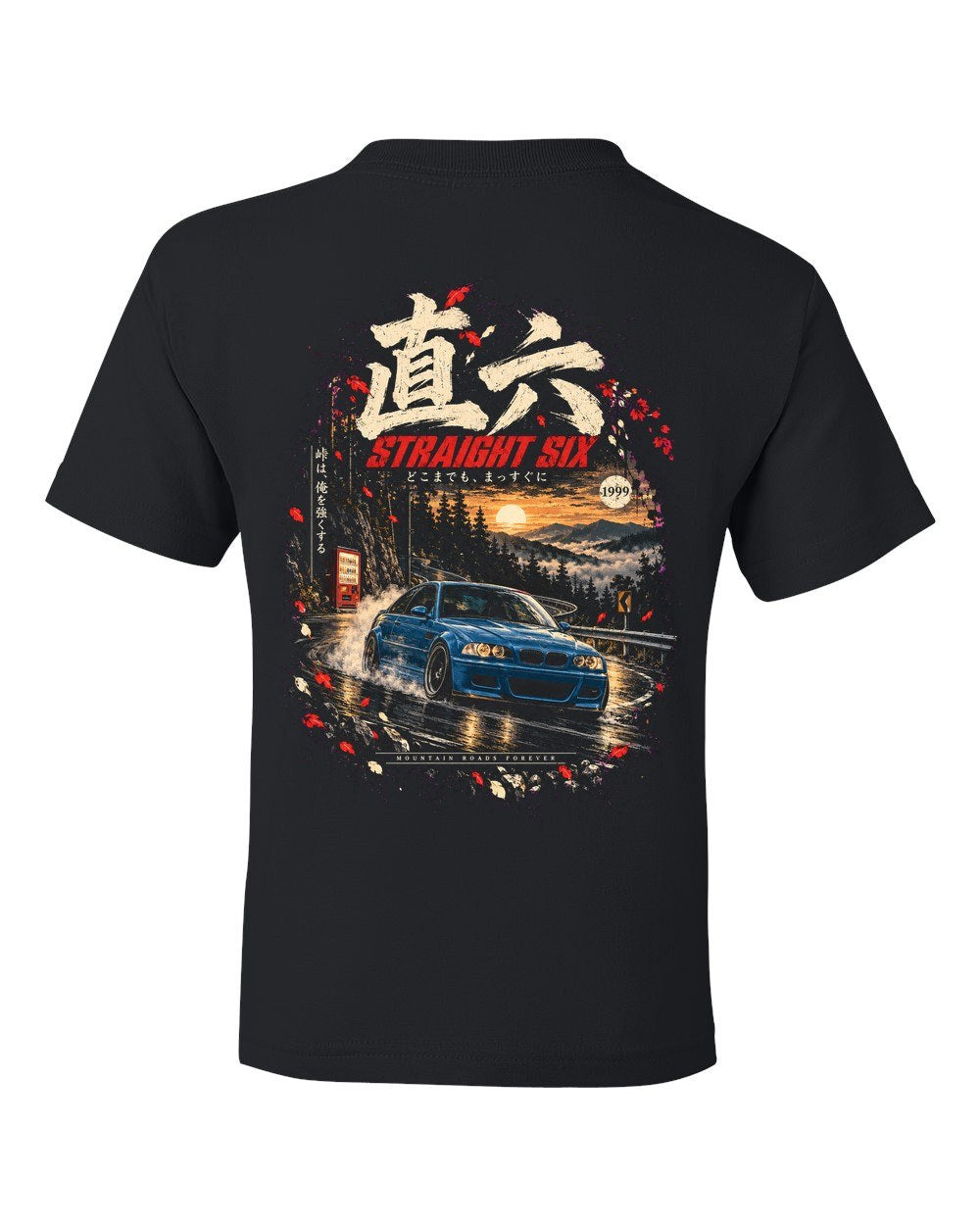 BMW M3 E46 Kids Tee Black back