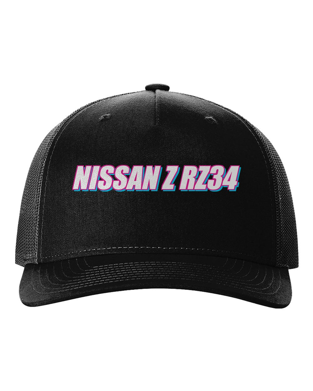 black hat front view with 車魂 mark