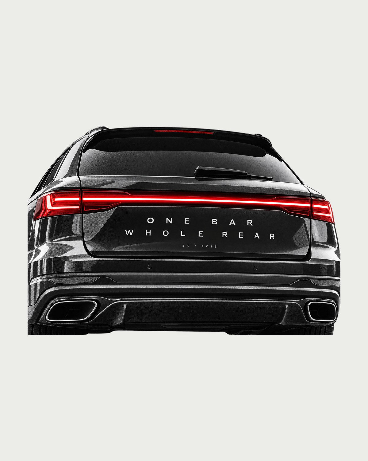 Audi RS6 Avant C8 Light Bar Taillight Macro Shirt, One Bar design only