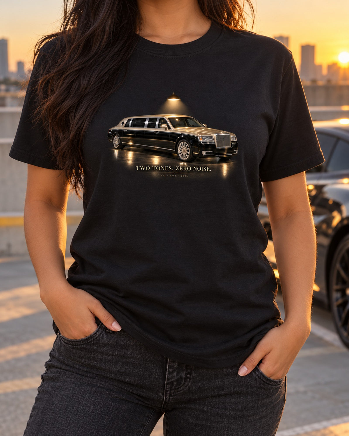 Maybach 57 S W240 Two Tones Garage Night Shirt T-Shirt Black worn hero