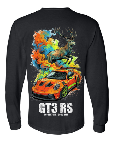 Porsche 911 GT3 RS Stag Long Sleeve T-Shirt