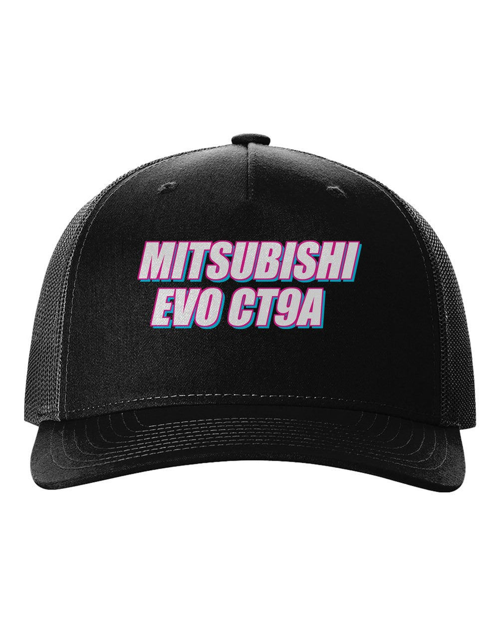 black hat front view with 車魂 mark